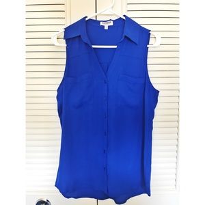 Like new! Portofino Collared Shirt in Rich Blue